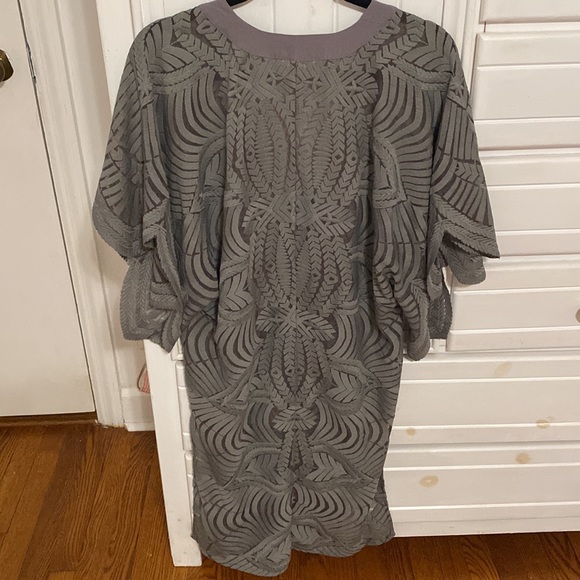 Jen’s Pirate Booty gray lace dress/ coverup - Picture 8 of 11